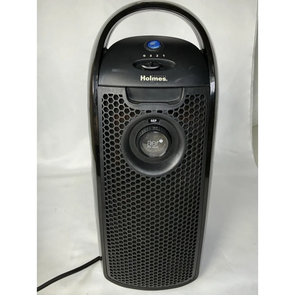 Holmes aer 1 Mini Tower True HEPA Air Purifier with Air Ionizer HAP9415 Tested